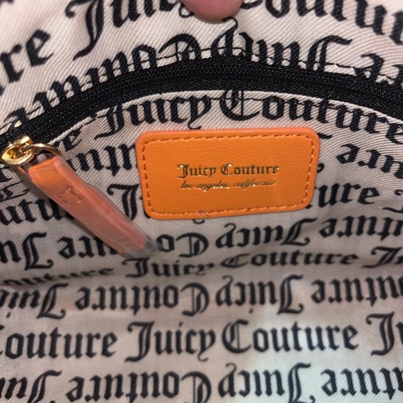 Juicy Couture Apricot Crush “Can’t Tame Her” Shoulder Bag, NWT - Picture 4 of 16
